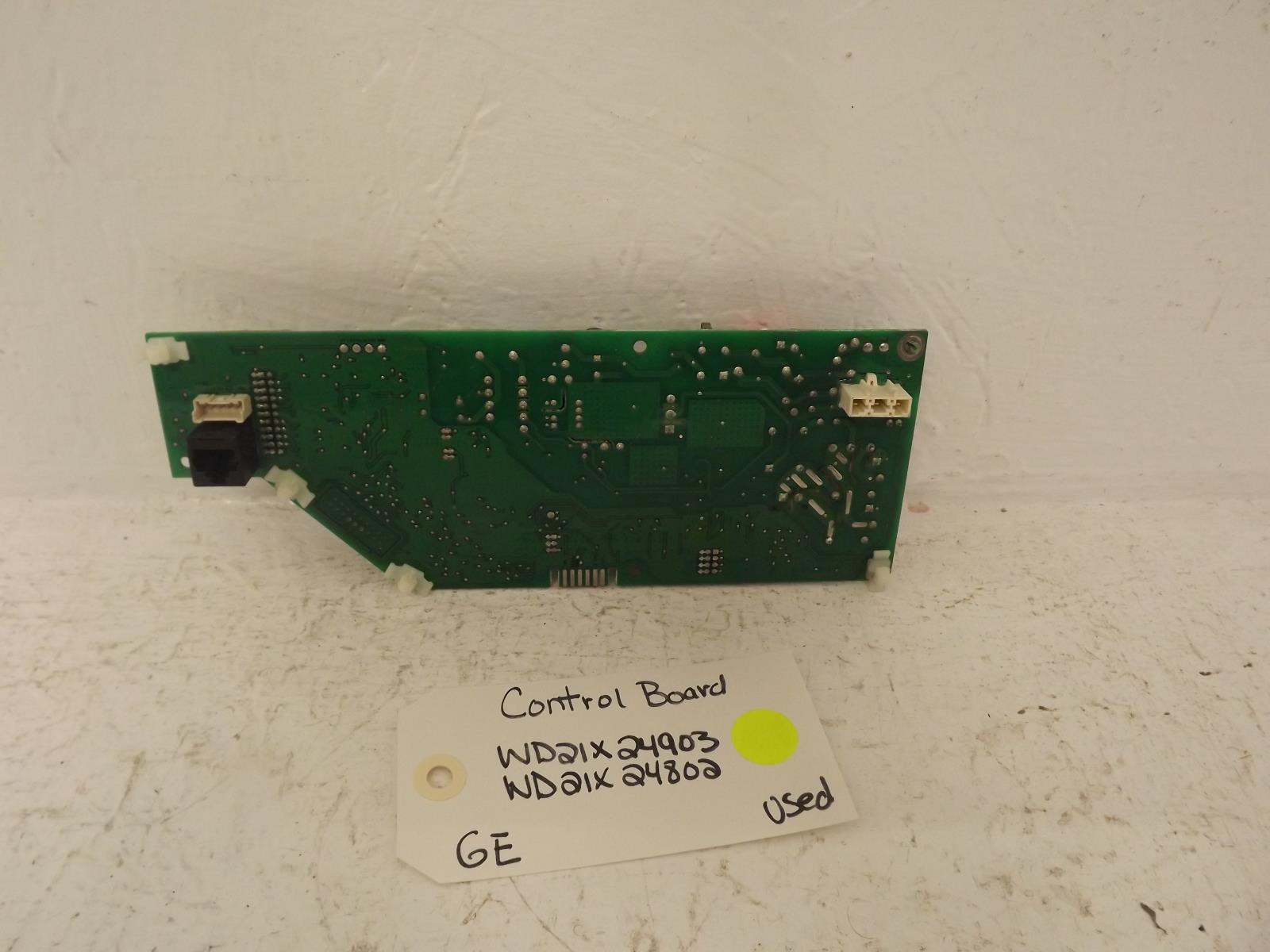 GE Dishwasher WD21X24903 WD21X24802 Control Board Used GE Dishwasher WD21X24903 WD21X24802 Control Board Used